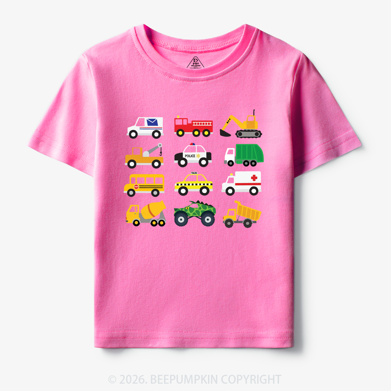 Lots of Trucks Toddler&Kid's Tees