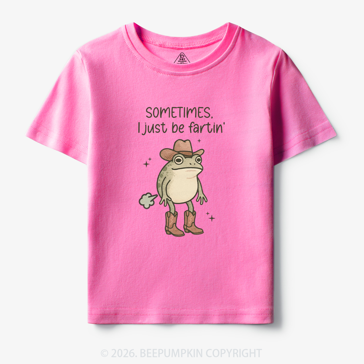 Sometimes I Just Be Fartin' Funny Western Toddler&Kid's Tees