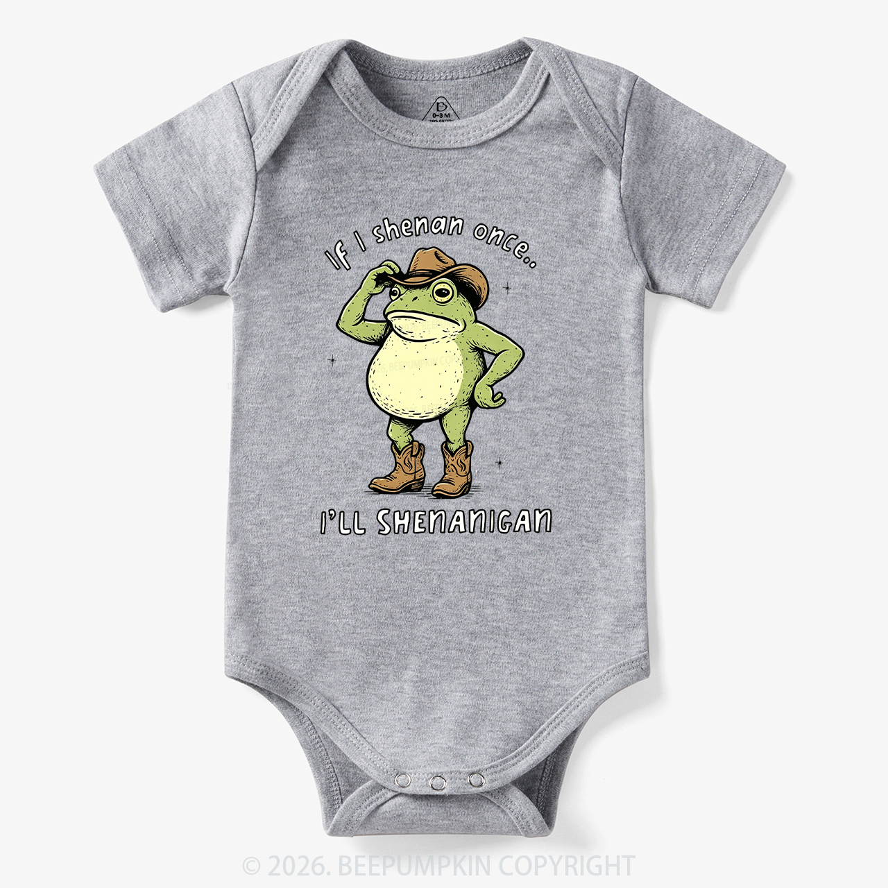 Funny Frog If I Shenan Once I'll Shenanigan Bodysuit