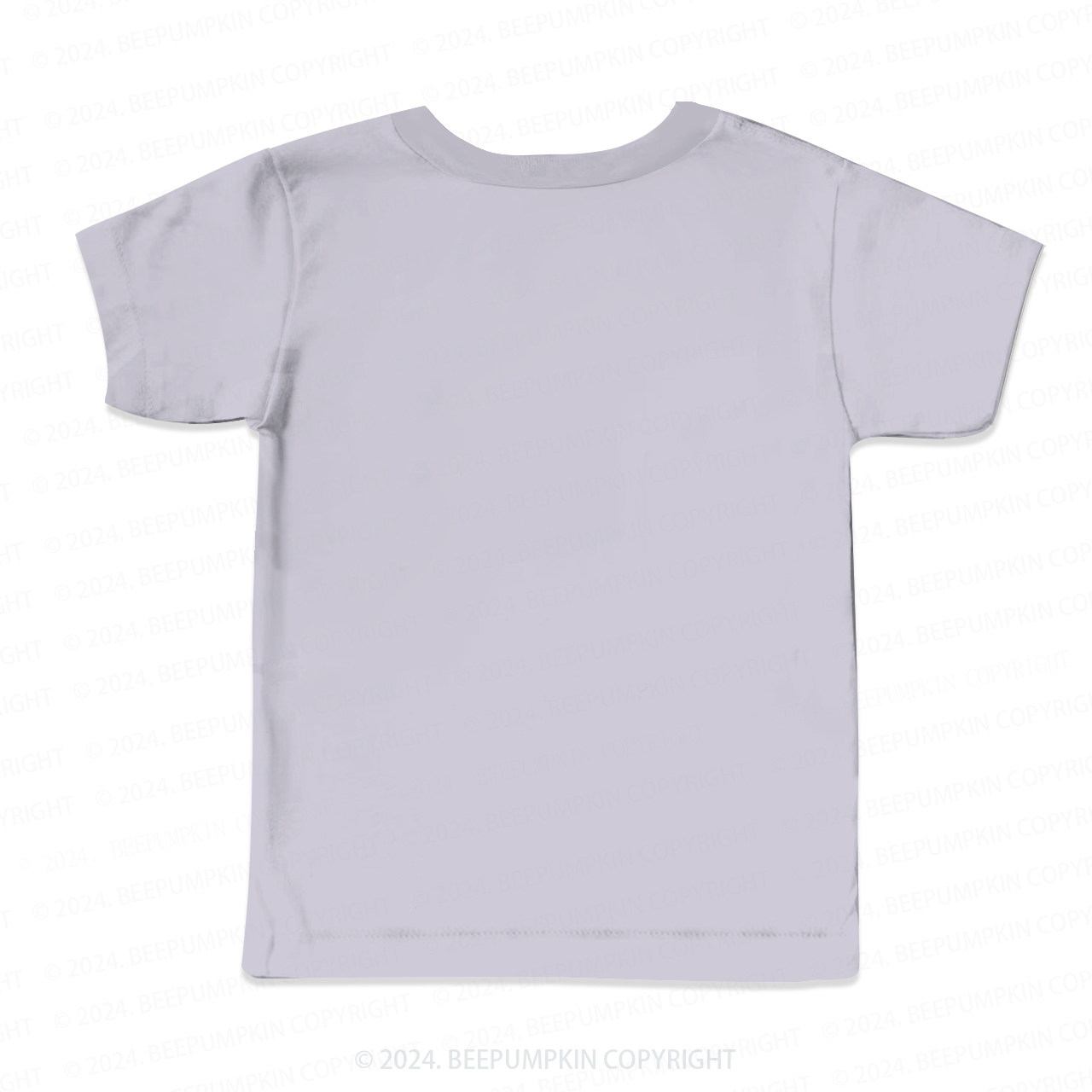 Light Purple Solid Color All Over Print Kids Tees