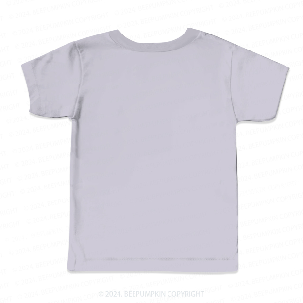 Light Purple Solid Color All Over Print Kids Tees