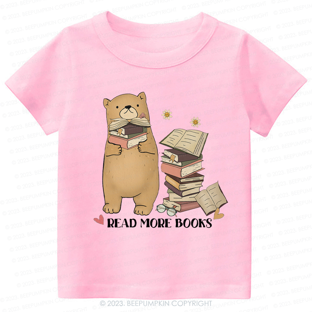 Book Lover Teddy Bear Retro Kids Shirt