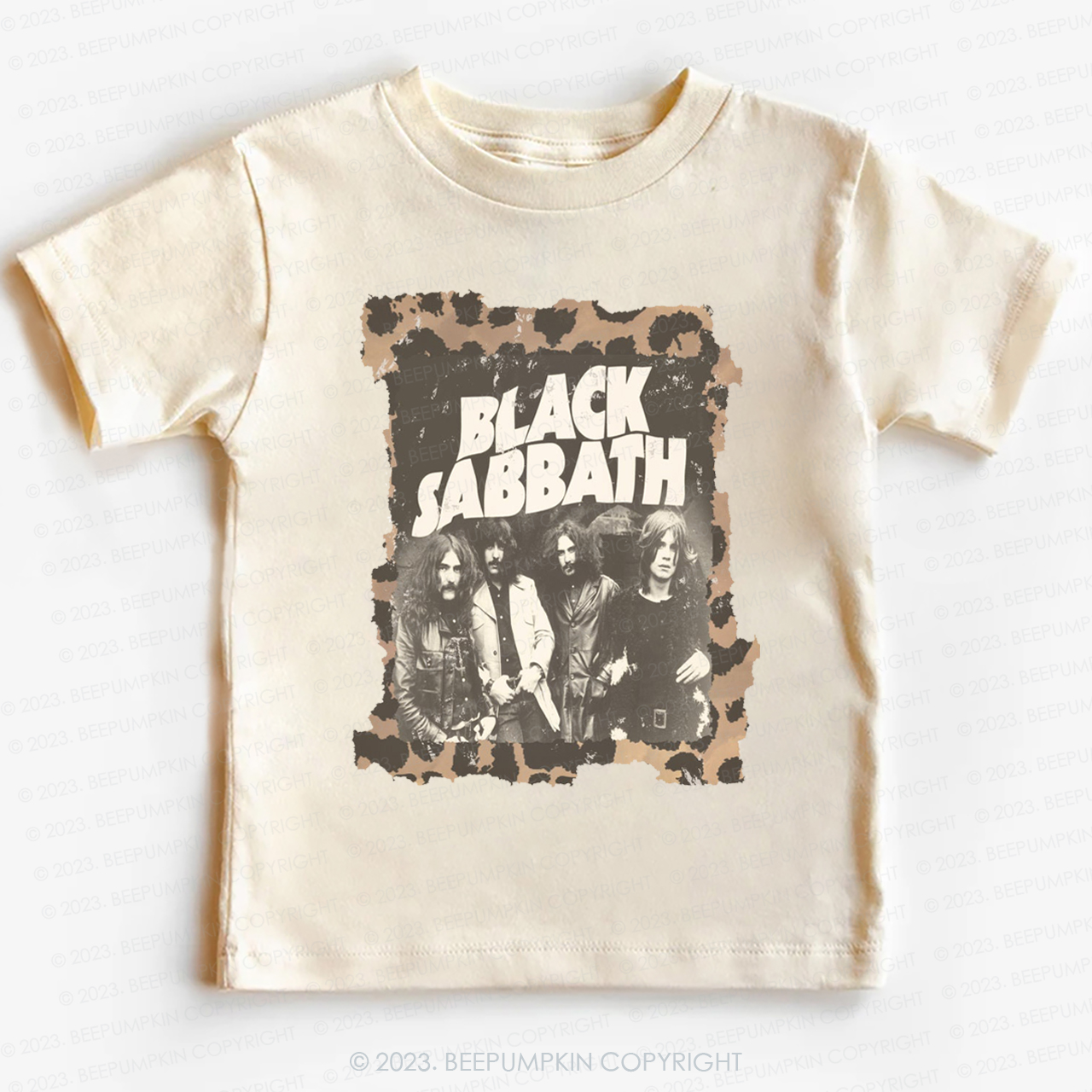 Retro Leopard Rock Band Kids Shirt