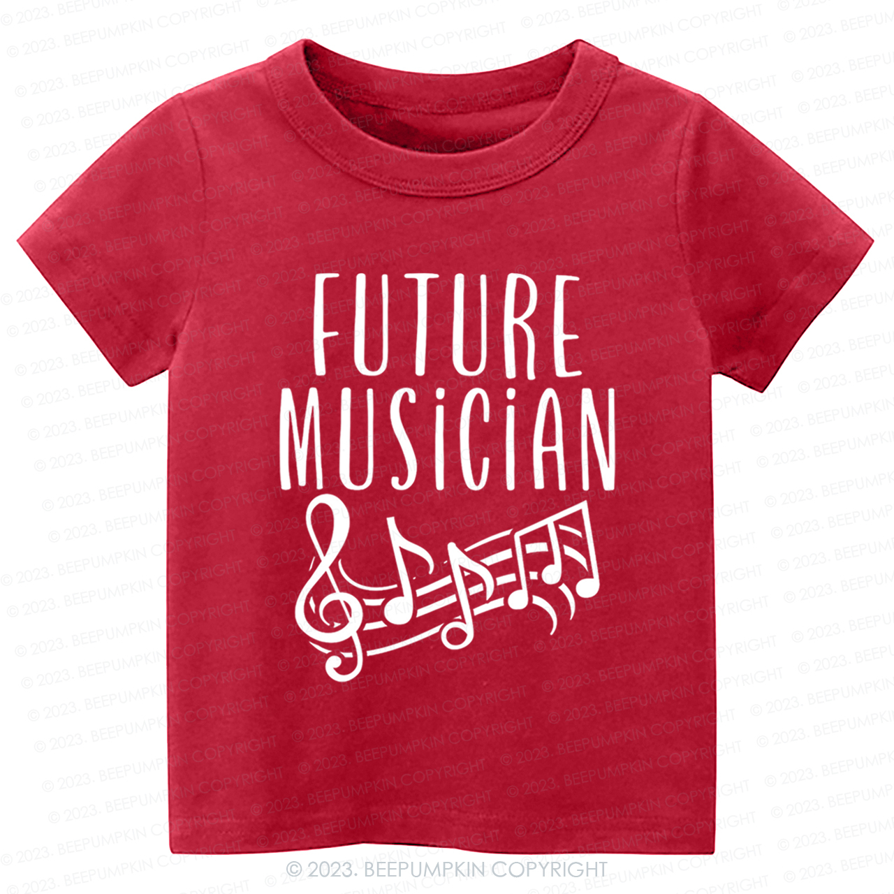 Future Musician Musical notes Kids Shirt