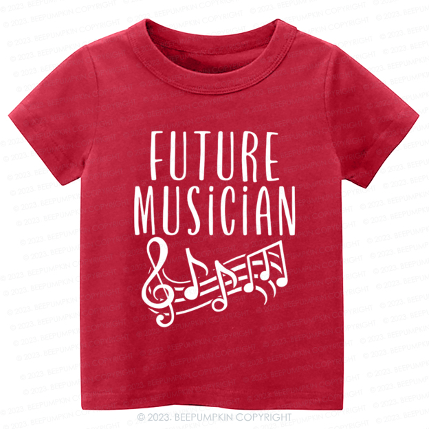 Future Musician Musical notes Kids Shirt