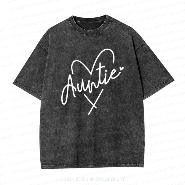 Auntie Heart Auntie Washed Tees