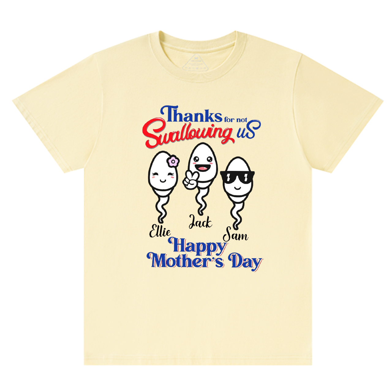 Personalized Thanks For Not Swallowing Us Mama T-Shirts