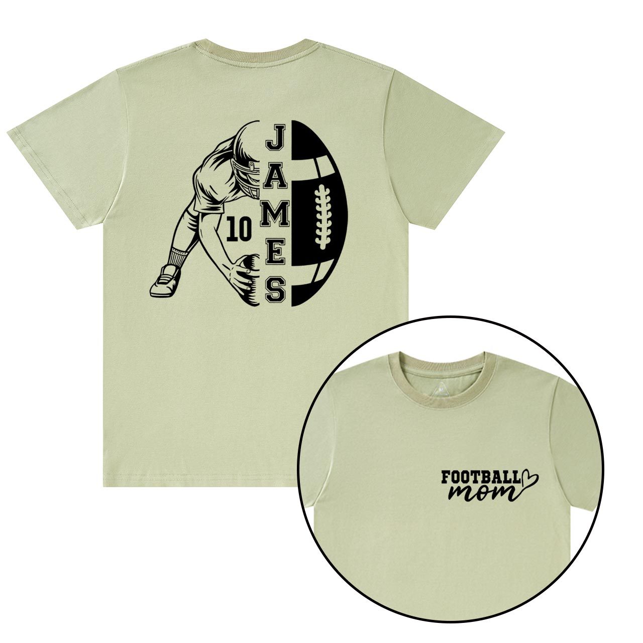 Personalized Cheer Gameday Mama T-Shirts Beepumpkin