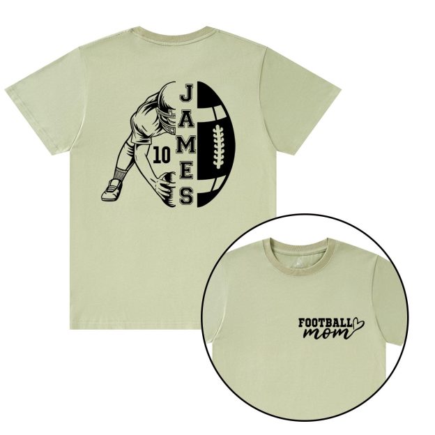 Personalized Cheer Gameday Mama T-Shirts Beepumpkin