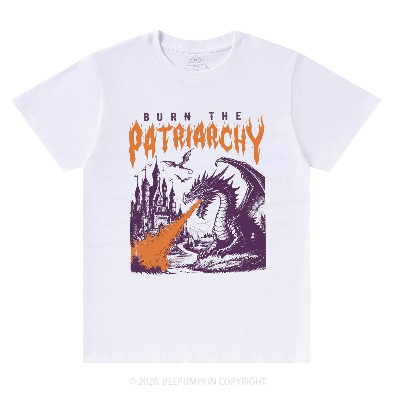 Vintage 90s Feminism Dragon T-Shirts Beepumpkin