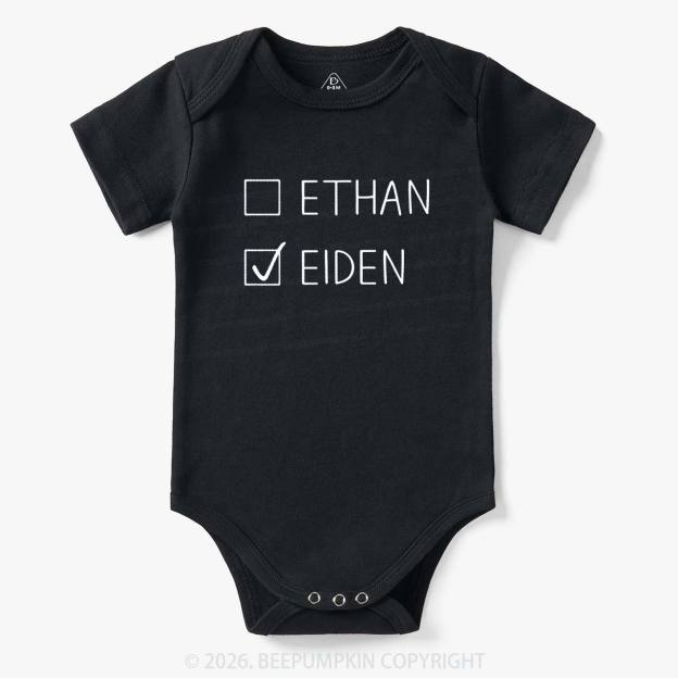 Personalized Twins Funny Bodysuit