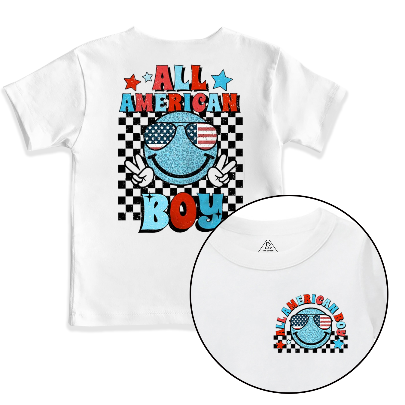 All American Boy Toddler&Kid's Tees Beepumpkin 