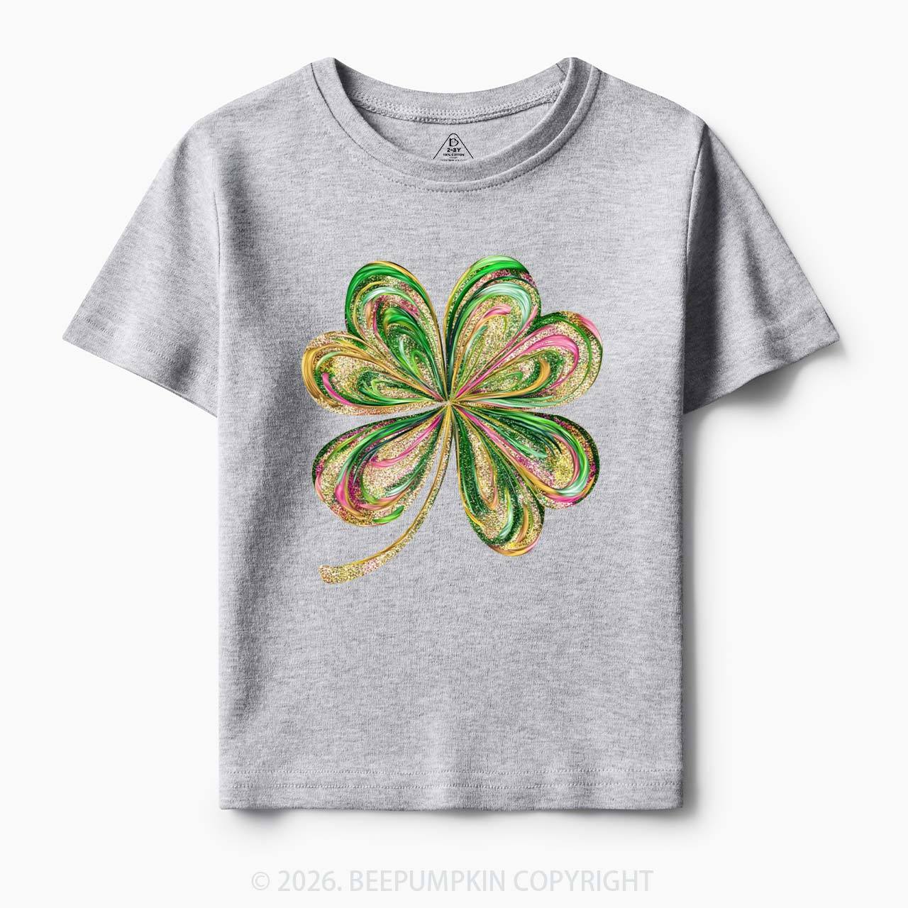 Retro Lucky Shamrock St Patrick's Day Toddler&Kid's Tees Beepumpkin
