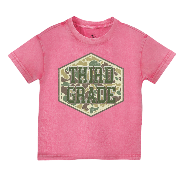 Personalized School Boy Sublimation Toddler&Kids Washed Tees