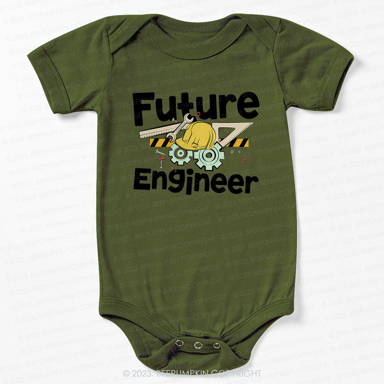 Mechanical Future Engineer Bodysuit For Baby
