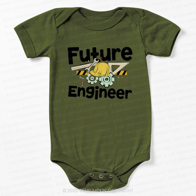 Mechanical Future Engineer Bodysuit For Baby