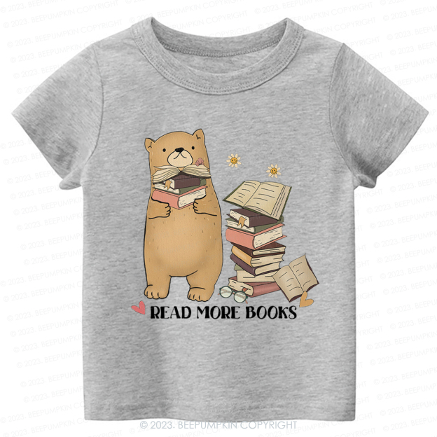 Book Lover Teddy Bear Retro Kids Shirt