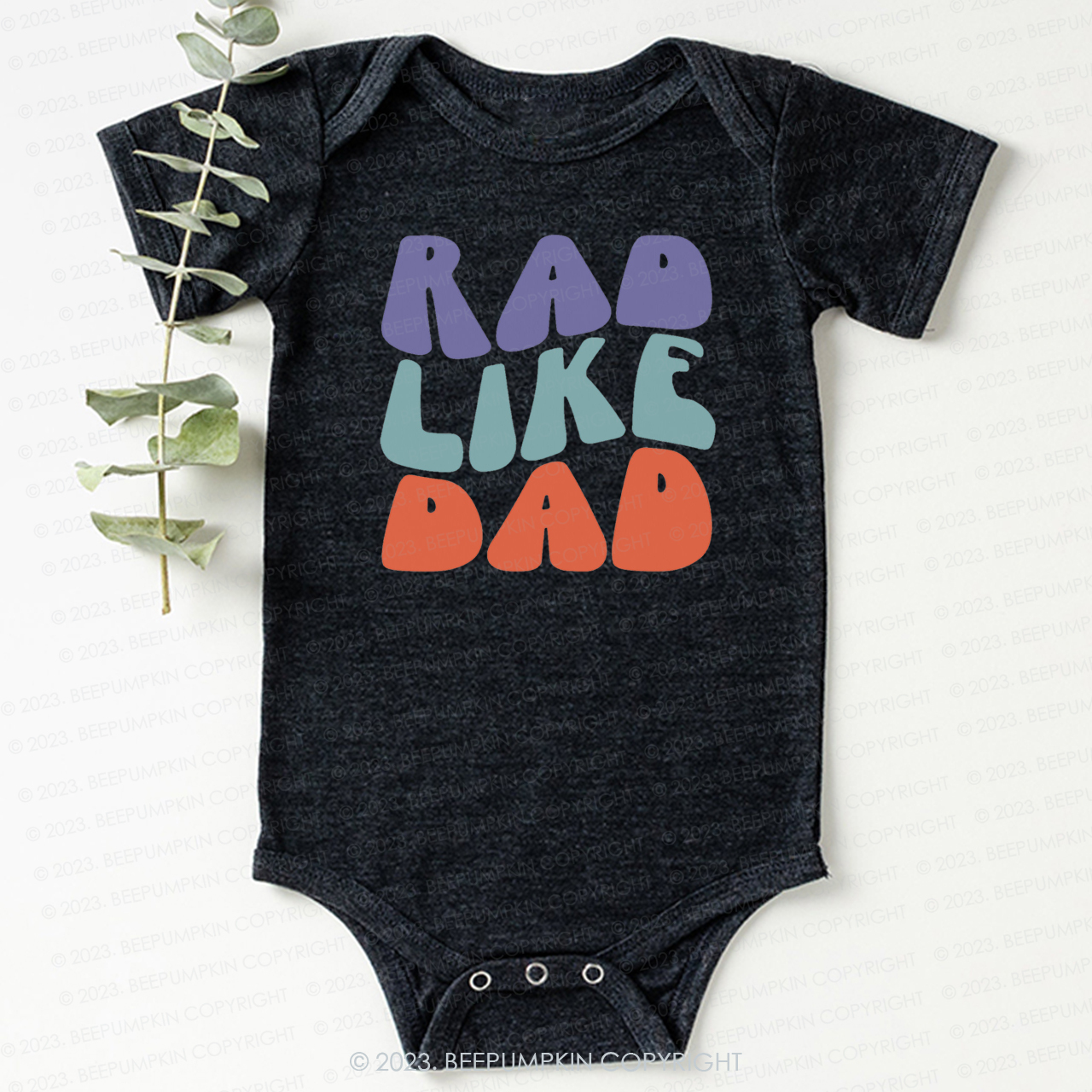 Rad Like Dad Love My Dad Bodysuit For Baby