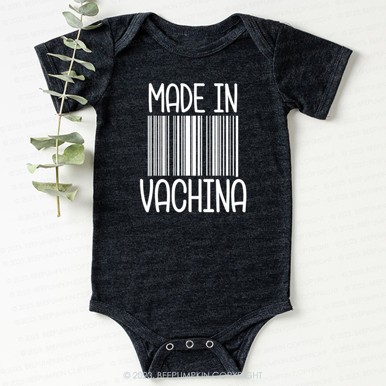 Funny Made In Vachina Bodysuit For Baby