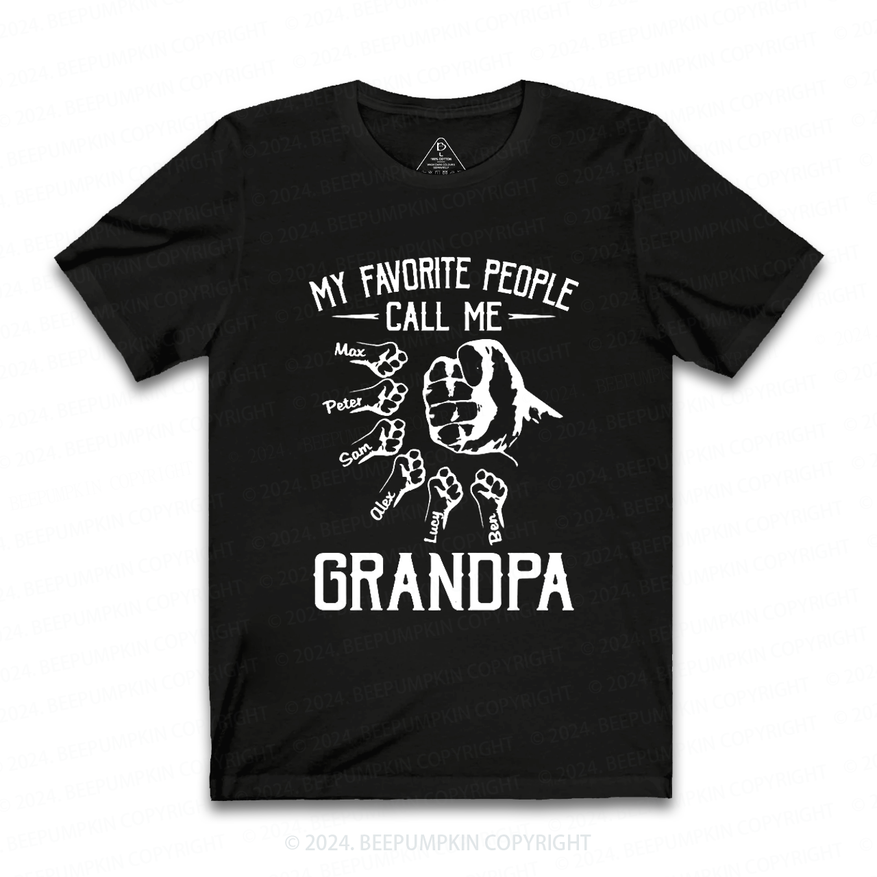 Call Me Grandpa Shirt Personalized With Name Sale-Beepumpkin™