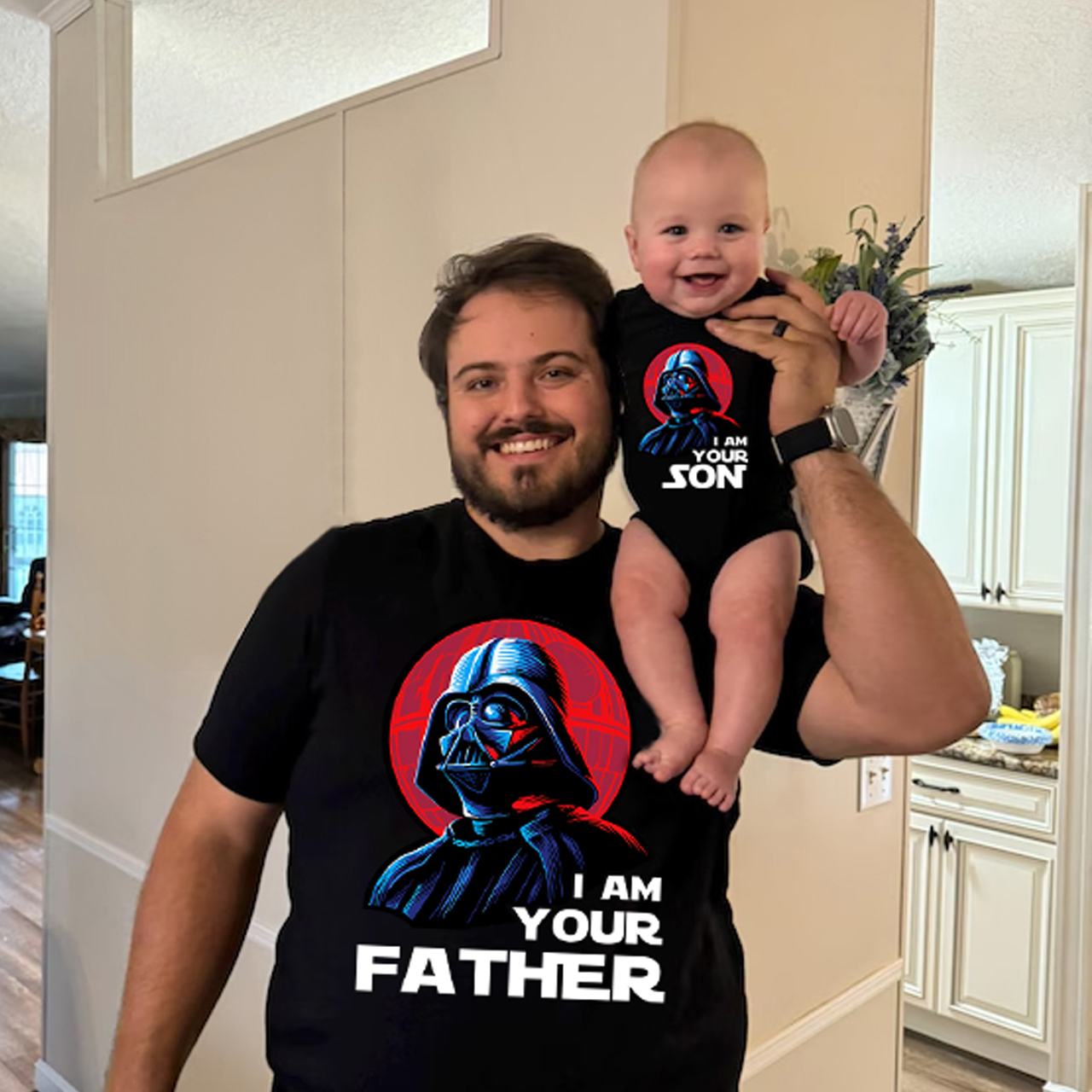 I Am Your Father And I Am Your Son Dad&Me Matching Shirts