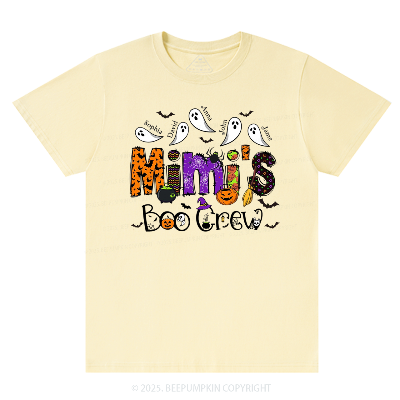 Personalized Mimi's Boo Crew T-Shirts Beepumpkin