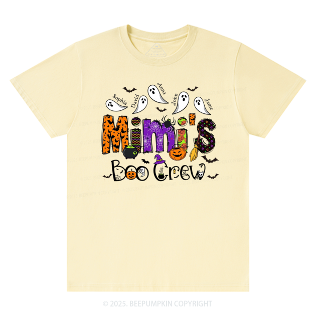 Personalized Mimi's Boo Crew T-Shirts Beepumpkin