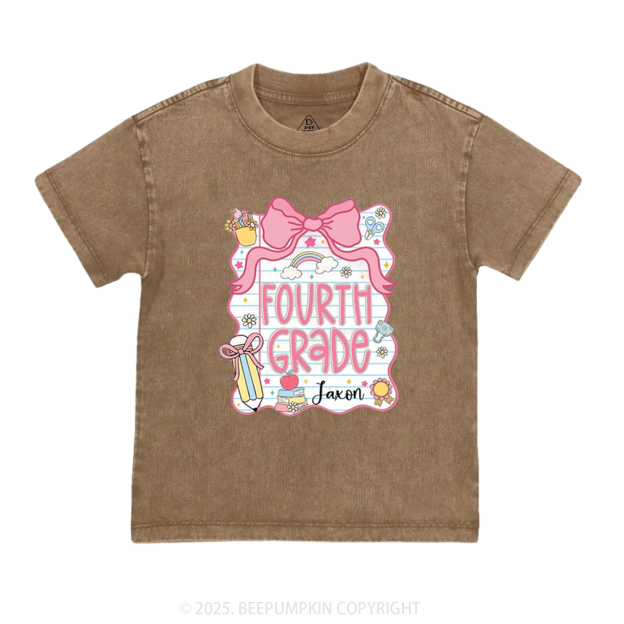 Personalized Sweet School Journey Toddler&Kids Washed Tees