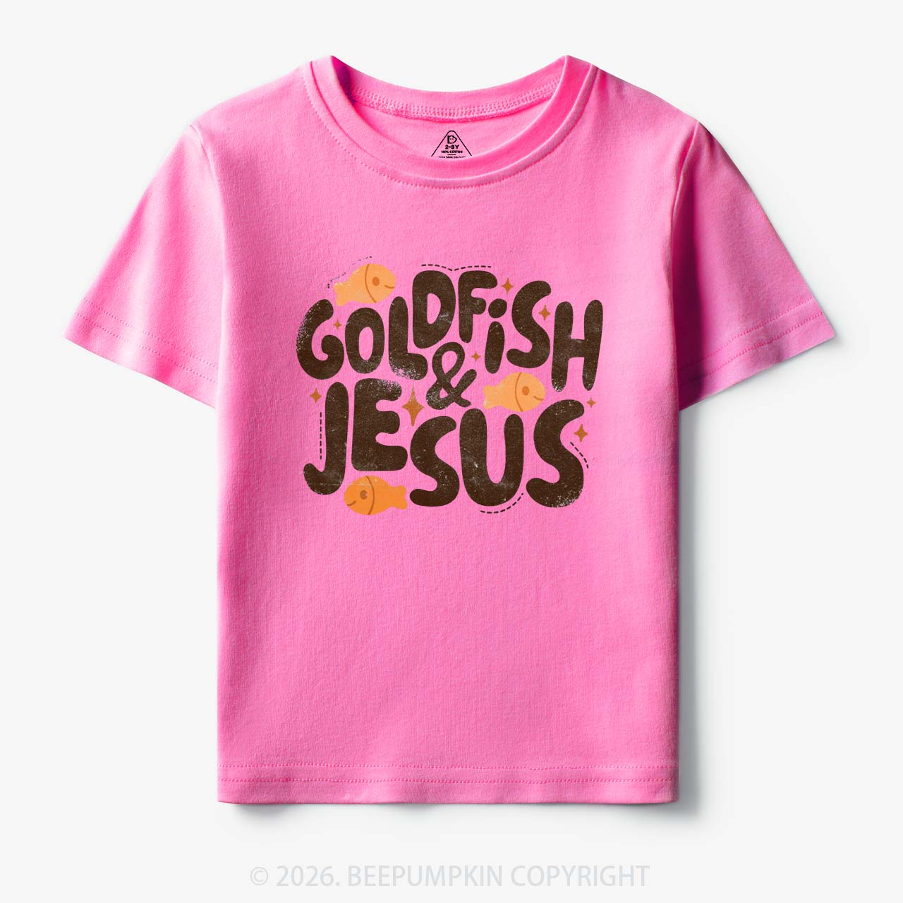 Retro Goldfish and Jesus Toddler&Kid's Tees