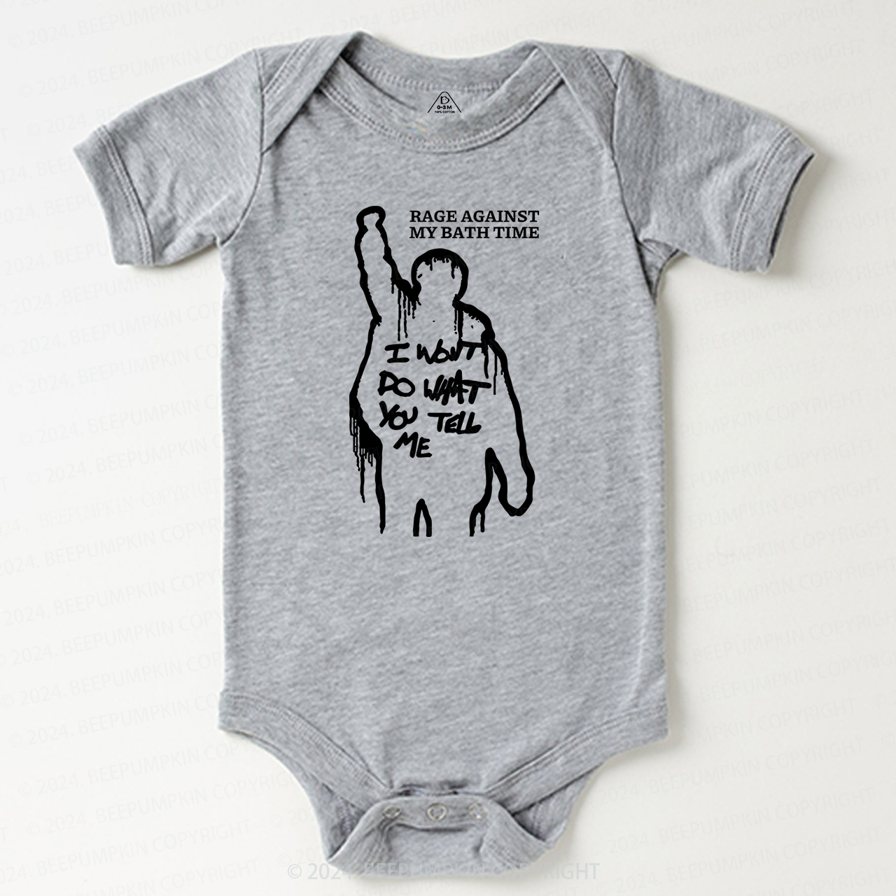 Rage Against My Bath Time Baby Bodysuit 7