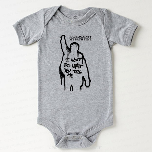 Rage Against My Bath Time Baby Bodysuit 7