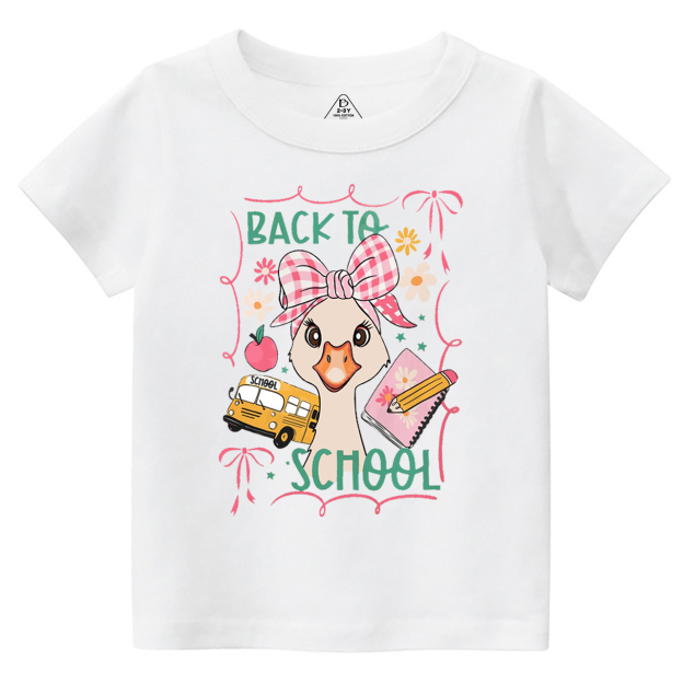 School Goose Toddler&Kid's Tees Beepumpkin 