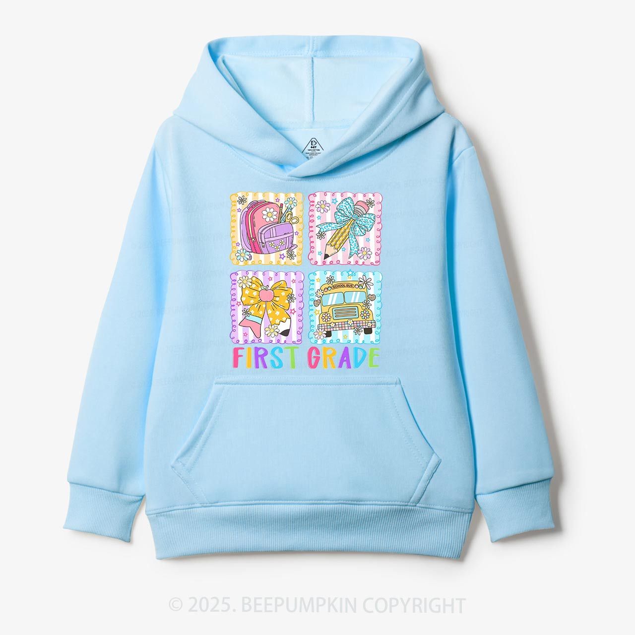 Learning Squares Kid's Hoodies Beepumpkin