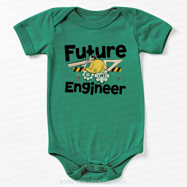 Mechanical Future Engineer Bodysuit For Baby