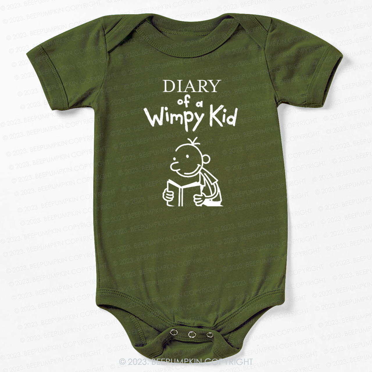 Diary Of A Wimpy World Book Day Bodysuit For Baby