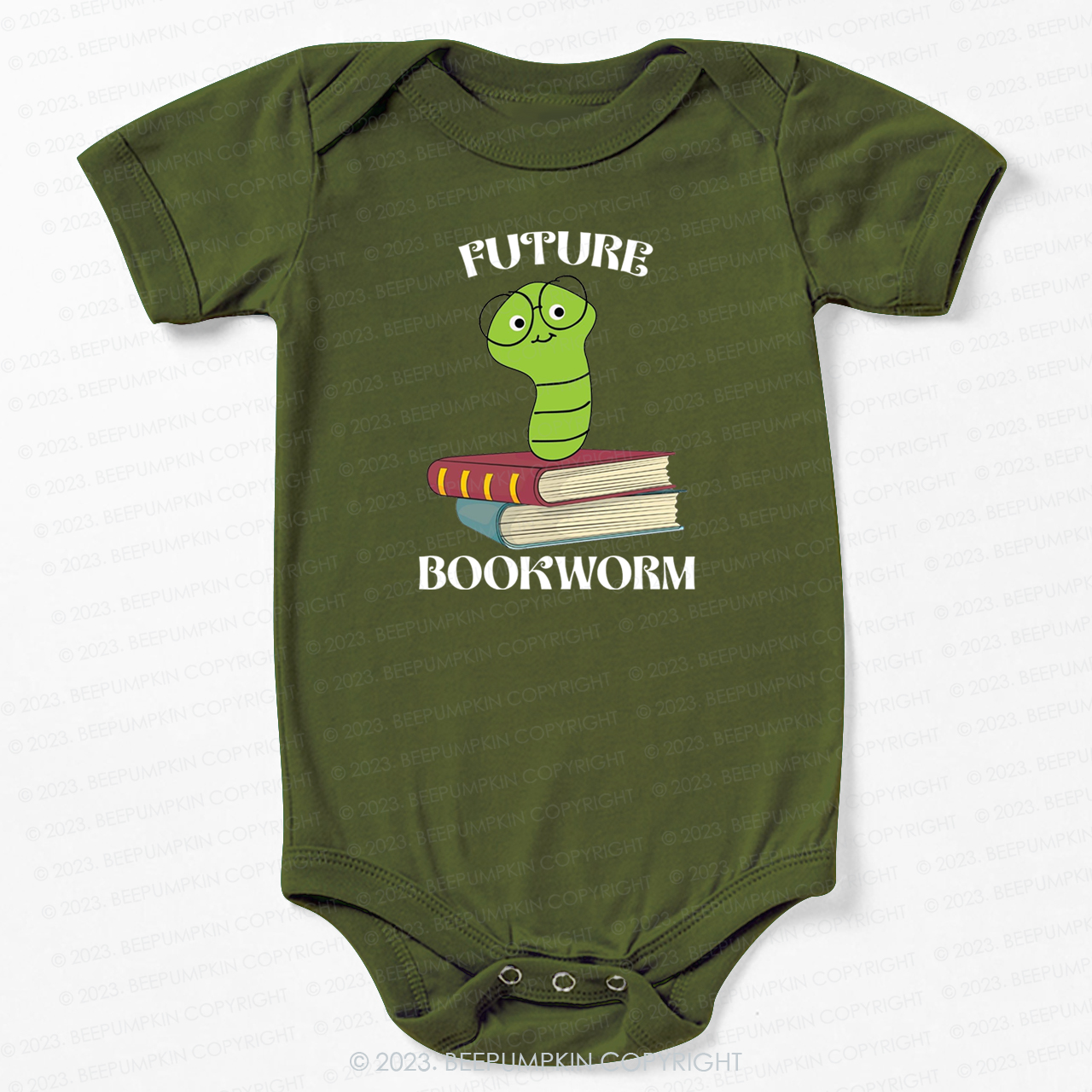 Future Bookworm Librarian Bodysuit For Baby