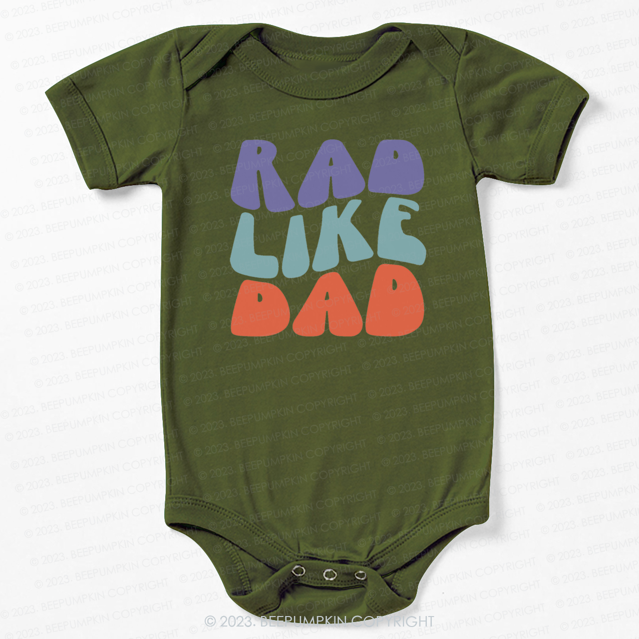 Rad Like Dad Love My Dad Bodysuit For Baby