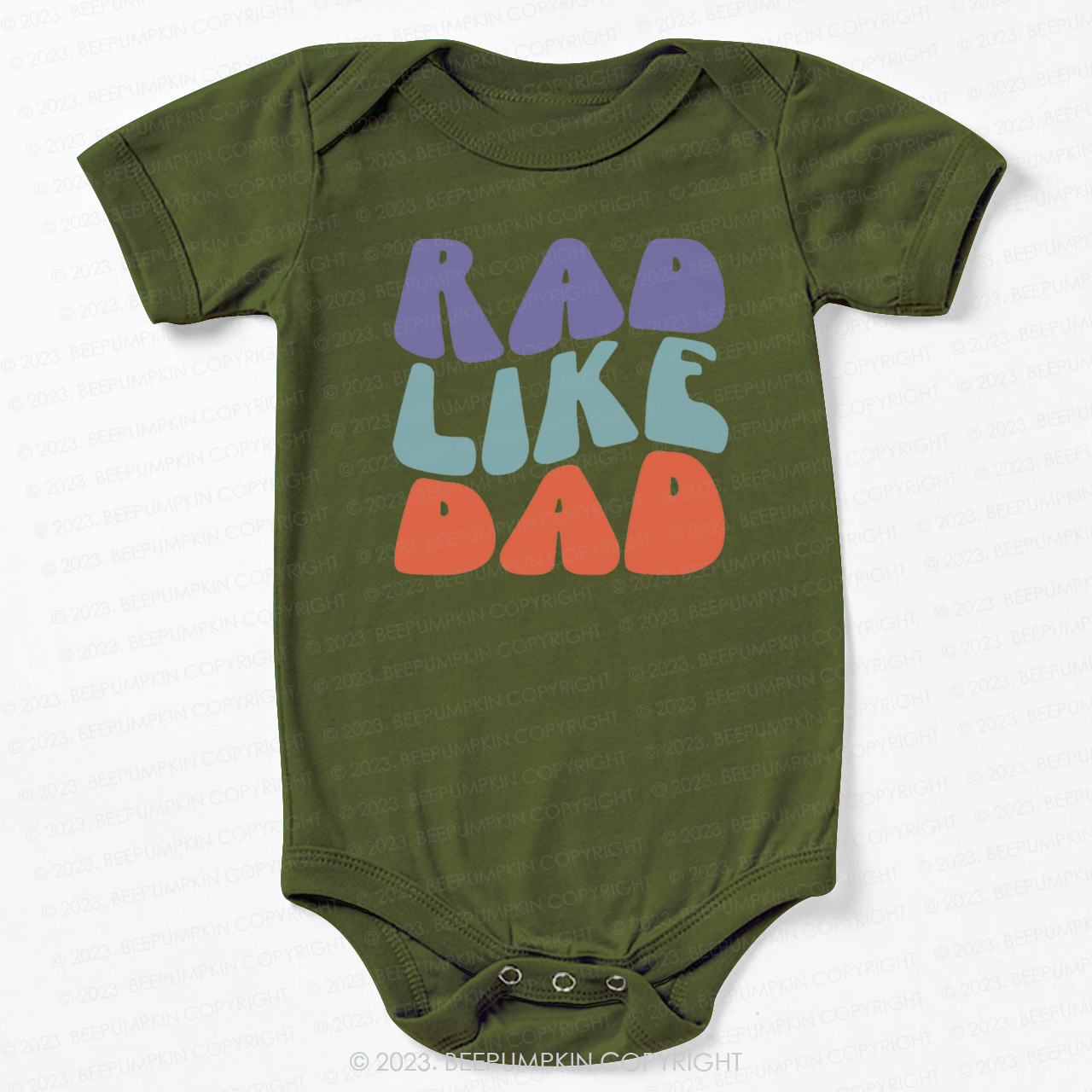 Rad Like Dad Love My Dad Bodysuit For Baby