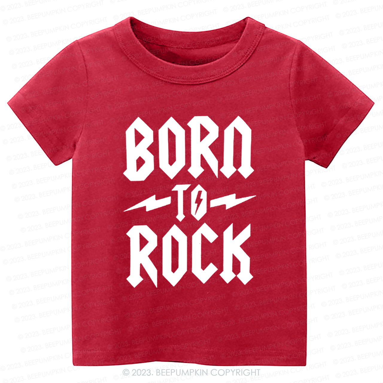 Born To Rock Heavy Metal Kids Shirt 8