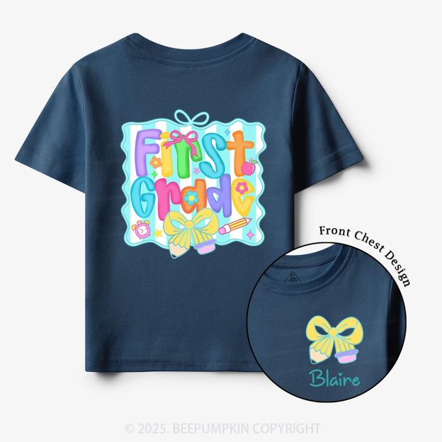 Personalized Learning in Color Toddler&Kid's Tees Beepumpkin