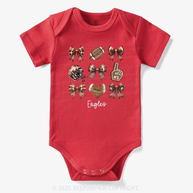 Personalized Football Bodysuit Beepumpkin