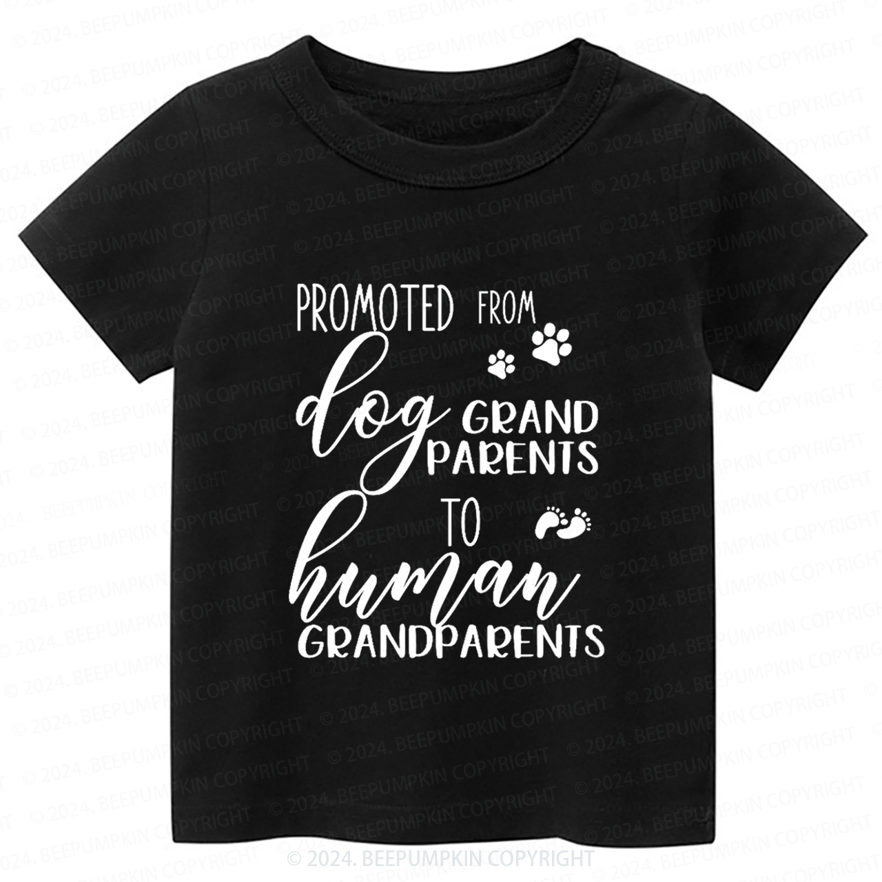 From Dog Grandparent to Human Grandparent Toddler&Kids Tees 7