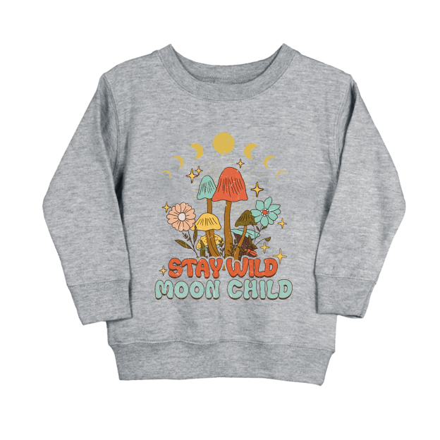 Stay Wild Moon Child Kids Sweatshirt