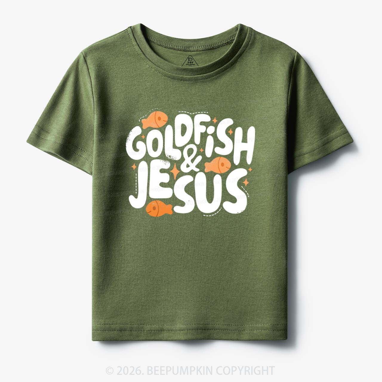 Retro Goldfish and Jesus Toddler&Kid's Tees