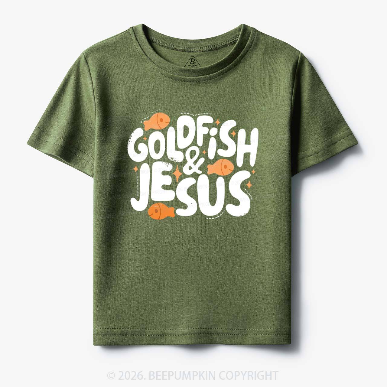 Retro Goldfish and Jesus Toddler&Kid's Tees