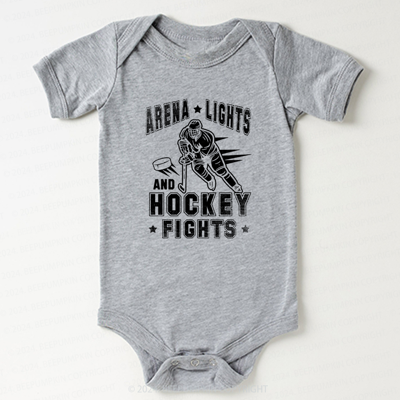Arena Lights And Hockey Fights Bodysuit For Baby 