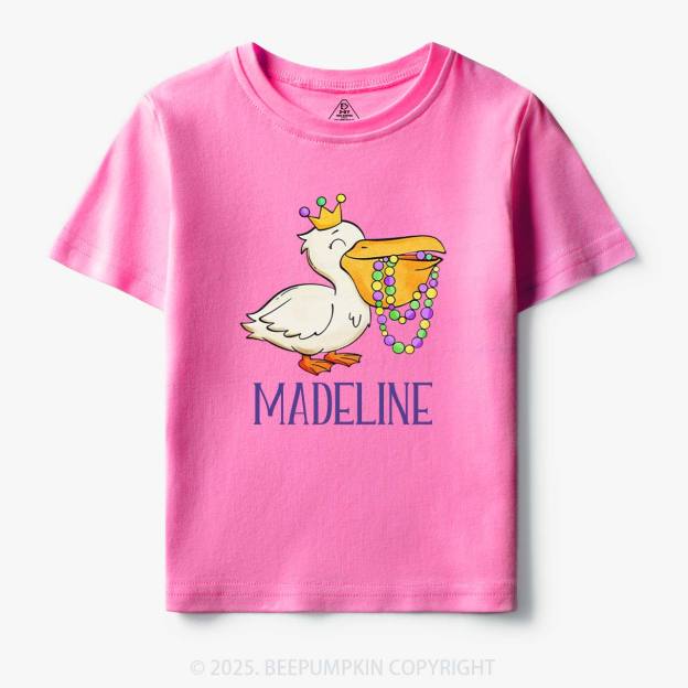 Personalized Louisiana Pelican Toddler&Kid's Tees Beepumpkin