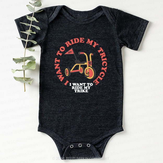 Queen Ride My Trike Bodysuit For Baby 8