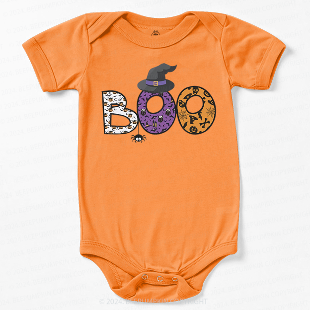 Halloween Spooky BOO Baby Bodysuits 