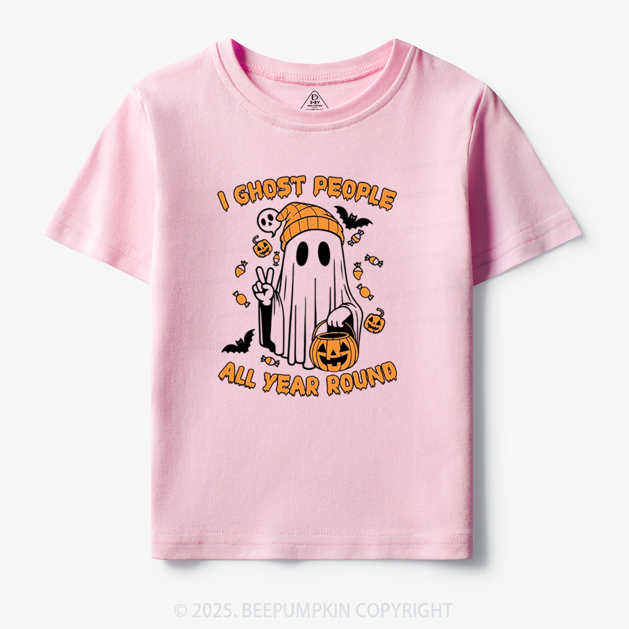 I Ghost People All Year Round Toddler&Kid's Tees Beepumpkin